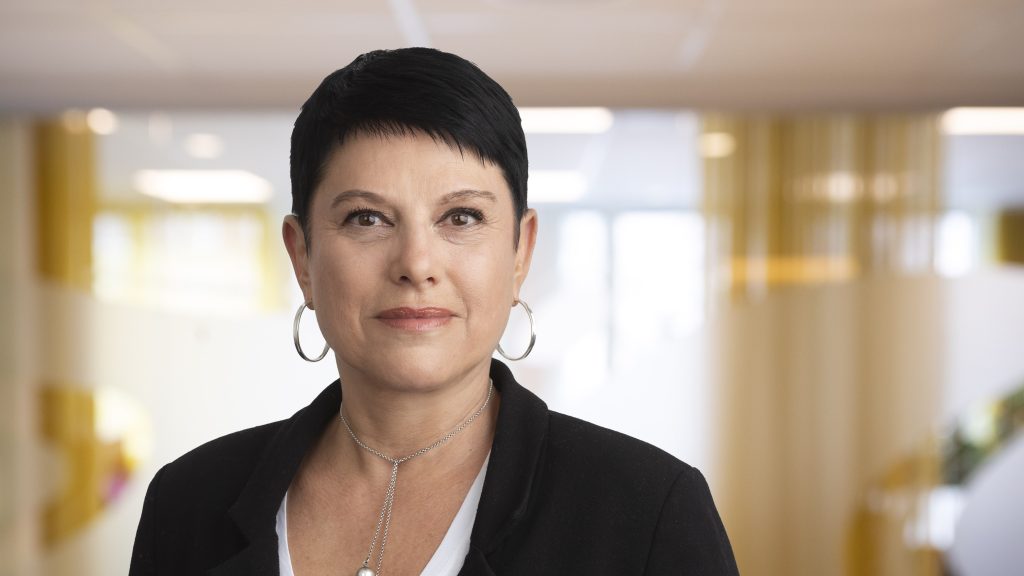 Marie Bengtsson, ansvarig information pension och försäkring